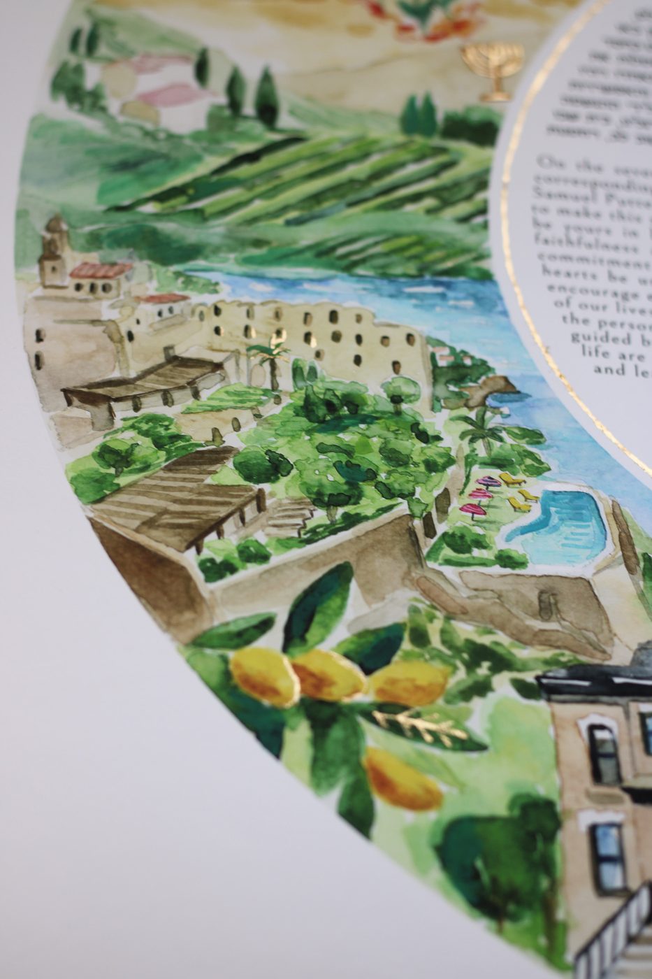 Amalfi coast detail