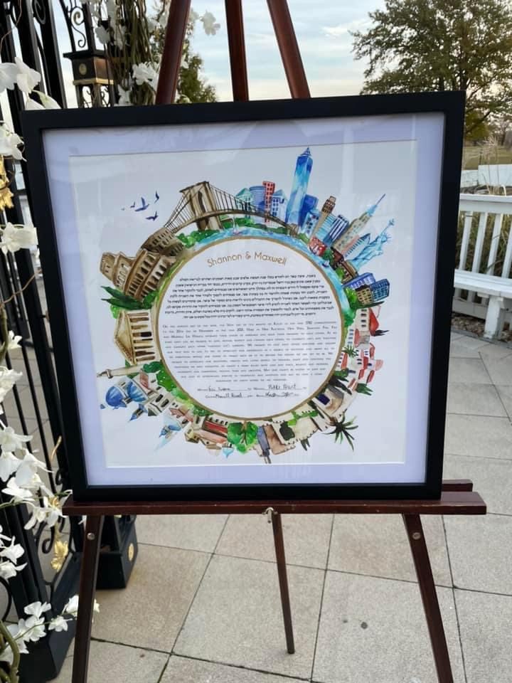 Shannon & Maxwell — ceremony display